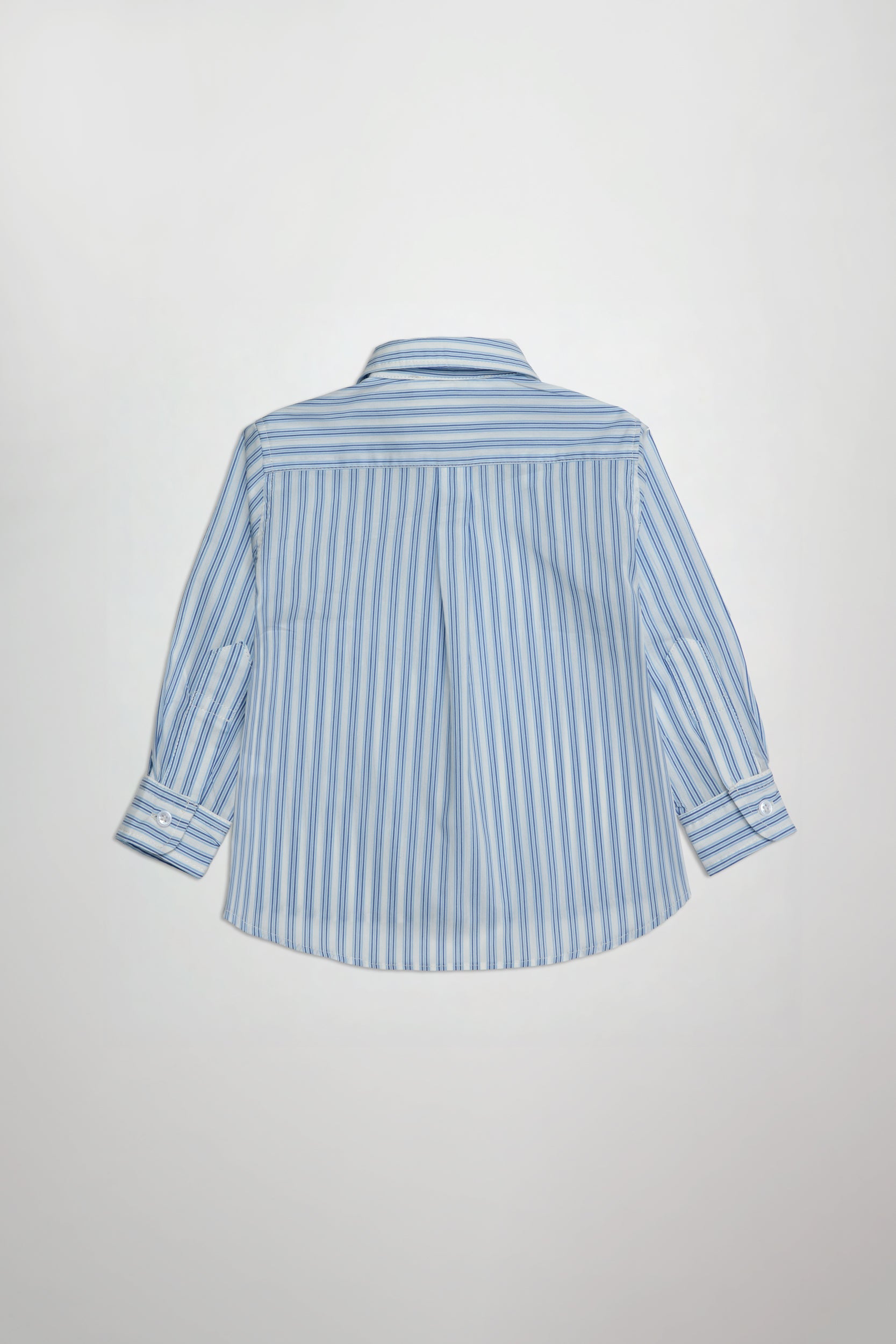 Button-up Shirt - Blue Stripes