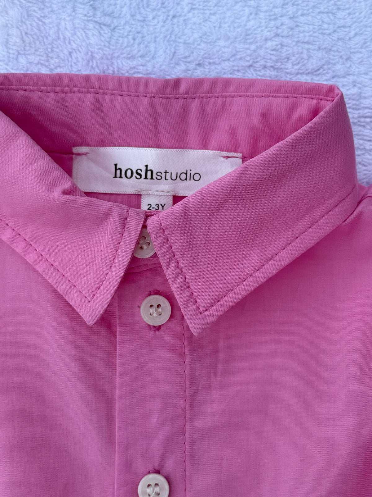 Button-up Shirt- Blossom Pink