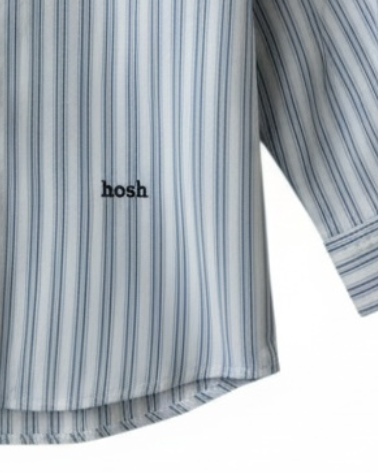 Button-up Shirt - Blue Stripes