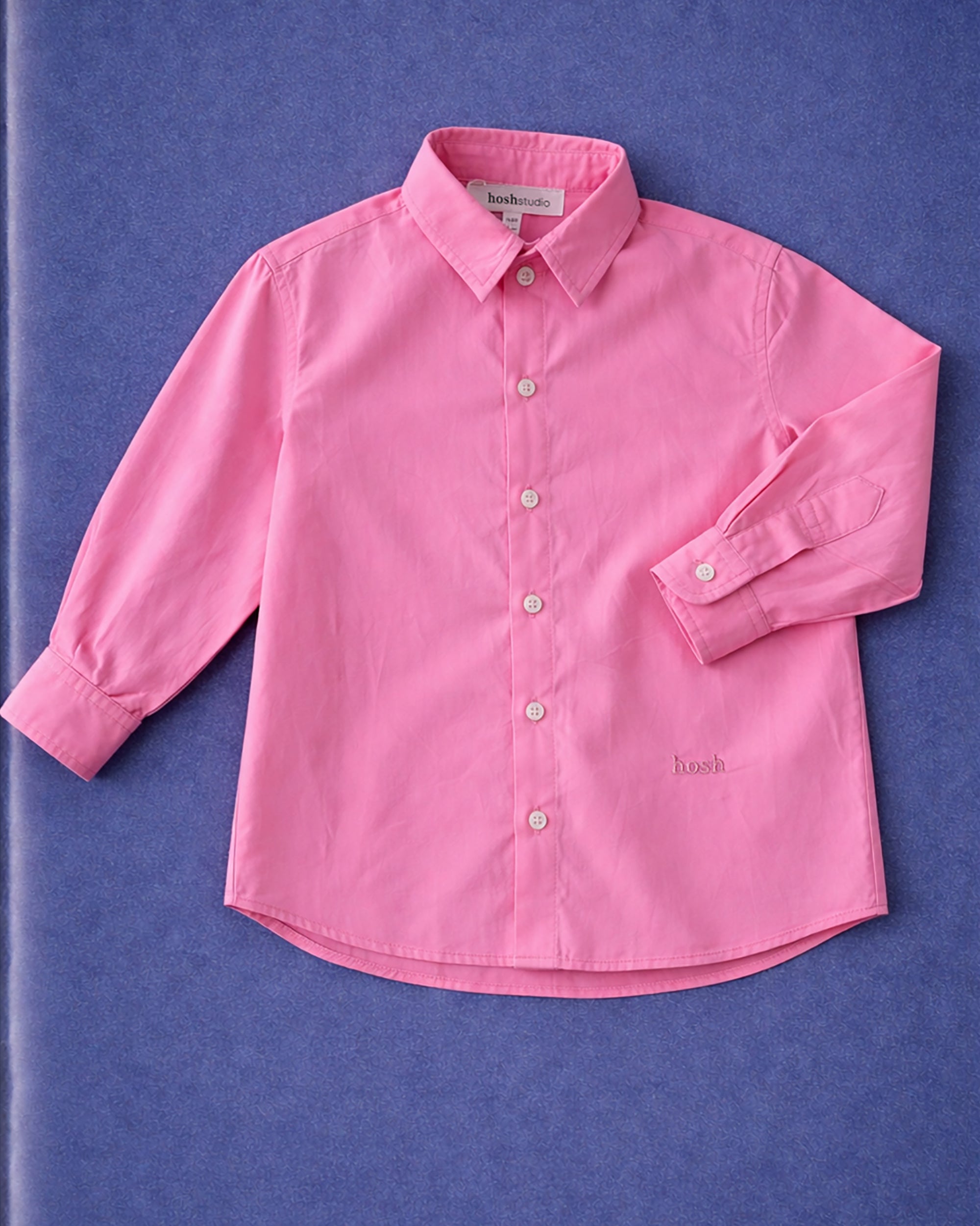 Hosh Buttons Shirt — Pink front