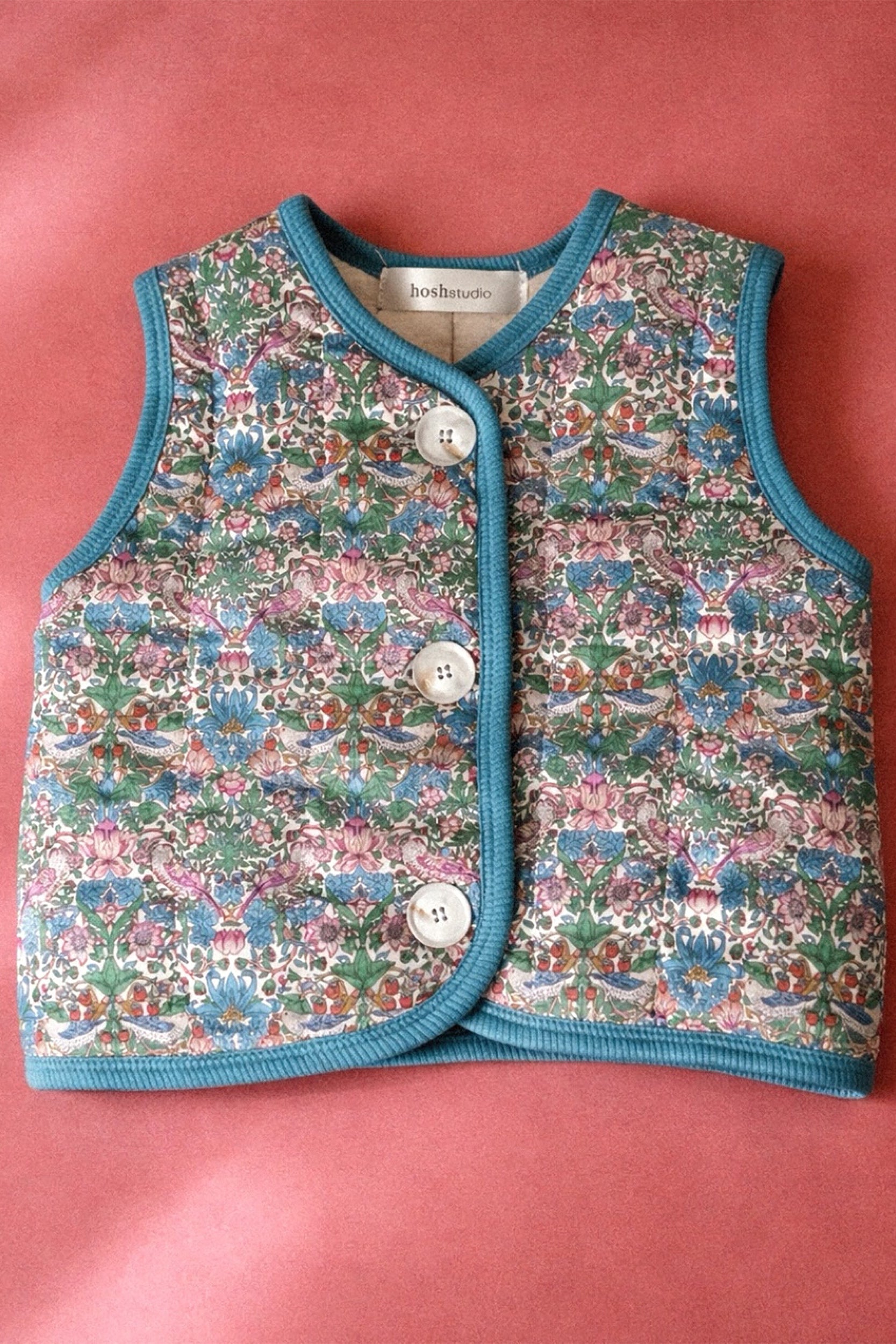 Garden Party Vest in Liberty Flowers — Hosh kids, 1-6