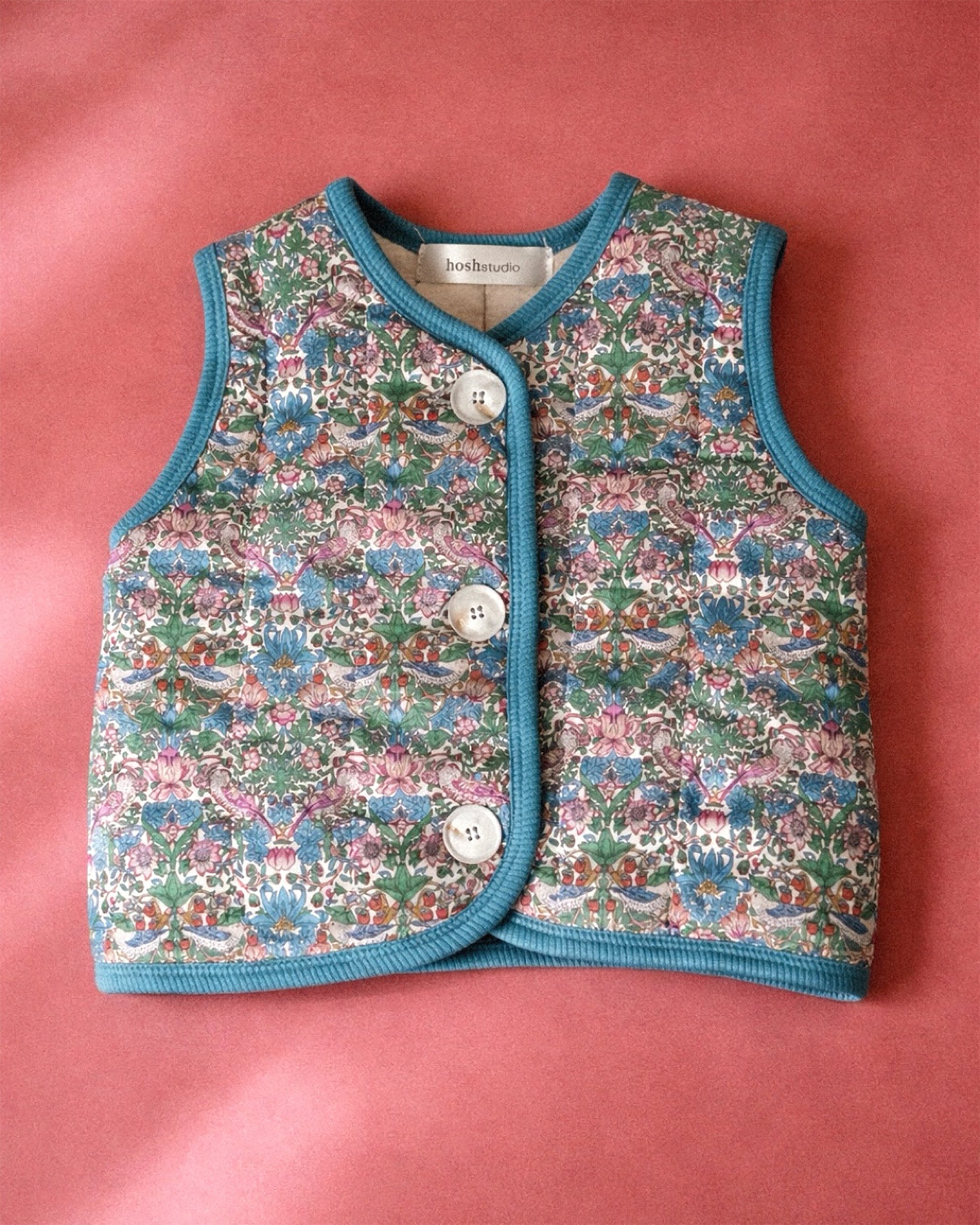 Garden Party Vest in Liberty Flowers — Hosh kids, 1-6